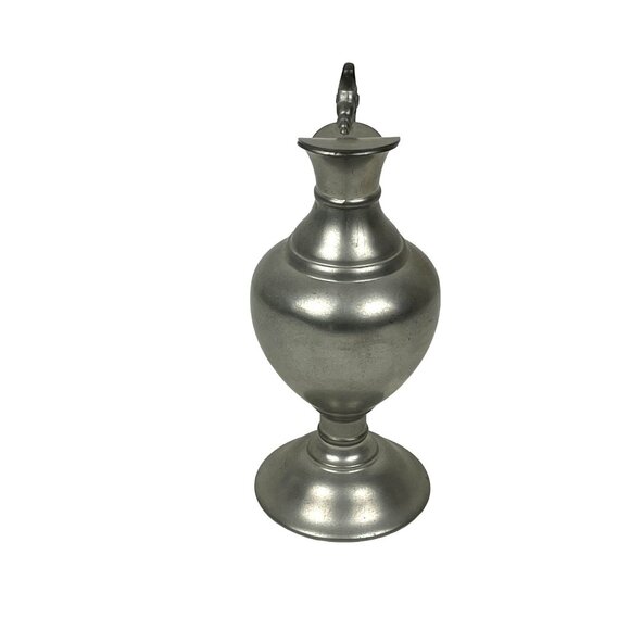 Vintage KMD Royal Holland Pewter Pitcher 7-inch Hinged Lid - Picture 2 of 8